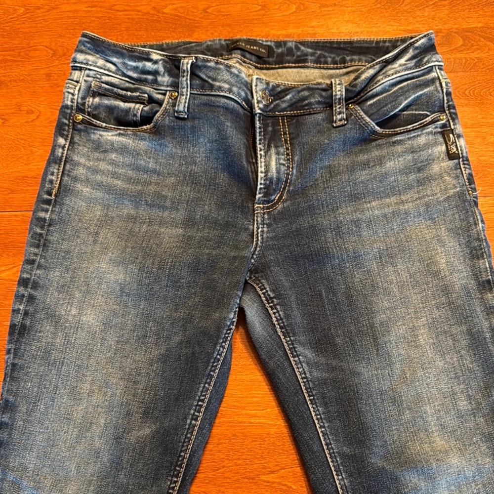 Silver Elyse Skinny Jeans sz 30x29